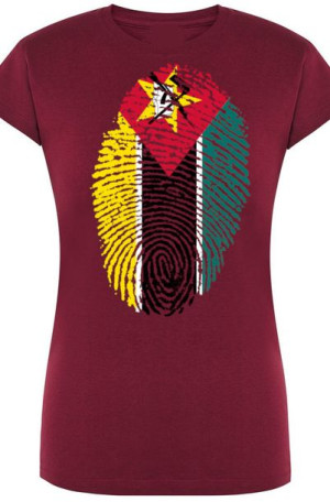 Zimbabwe Flaga Nadruk Damski T-Shirt r.XL