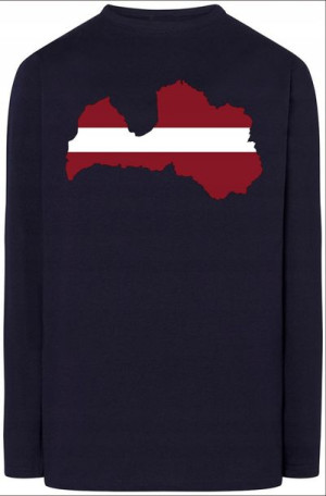 Łotwa Bluza Męska Longsleeve Modna Rozm.5XL