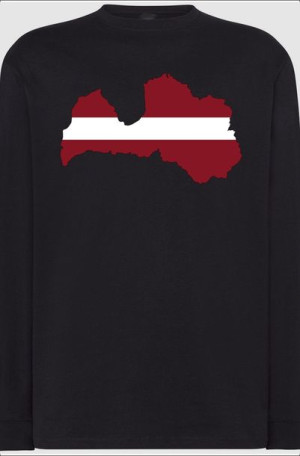 Łotwa Bluza Męska Longsleeve Modna Rozm.S