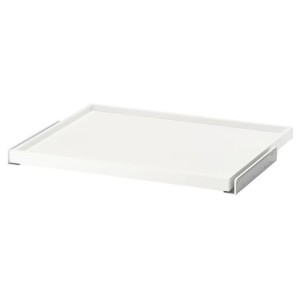 IKEA KOMPLEMENT Wysuwana taca biały 75x58 cm
