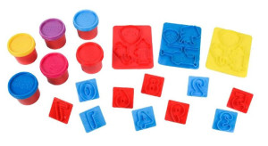 Ciastolina Paw Patrol Cyferki 6 tub + foremki