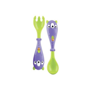 Nuby Sztućce plastikowe Monster