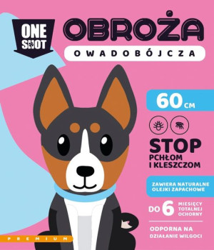 ONE SHOT Obroża Owadobójcza PESS-PER zapachowa 60cm