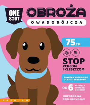 ONE SHOT Obroża Owadobójcza PESS-PER zapachowa 75cm