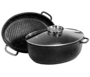 Brytfanna Z Powłoką Marmurową 8.0l 38cm 3 Ele Brunbeste Bb-3757