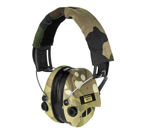 Słuchawki aktywne Sordin Supreme PRO X  opask Camo, miseczk Mulitcam,  żel.