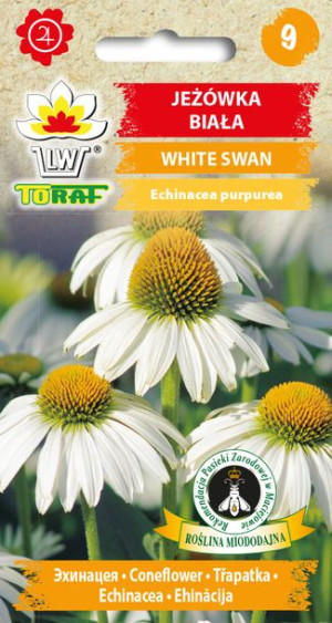 Jeżówka Biała  White Swan bylina nasiona Toraf 0.3g