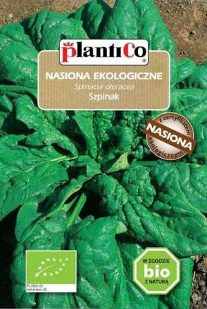 Szpinak nasiona ekologiczne PlantiCo BIO