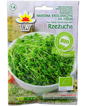 Rzeżucha Nasiona na Kiełki 20g PL-EKO Organic BIO