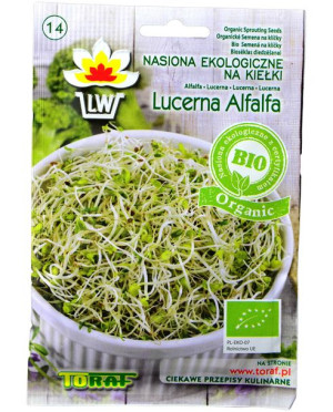 Lucerna Nasiona na Kiełki 20g PL-EKO Organic BIO TORAF