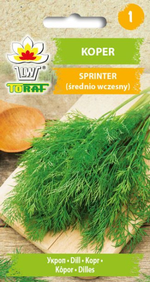 Koper Sprinter wczesny do mrożenia nasiona Toraf