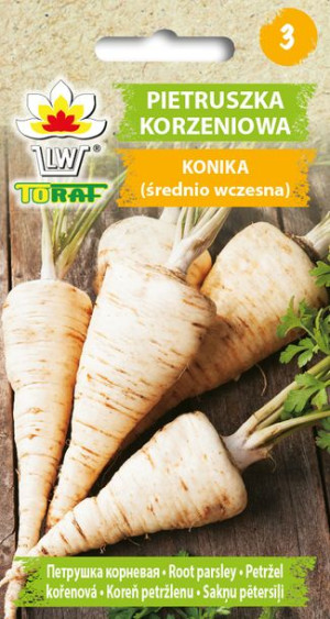 Pietruszka Konika korzeniowa wczesna nasiona Toraf