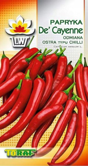 Papryka Chilli de Cayenne ostra nasiona Toraf