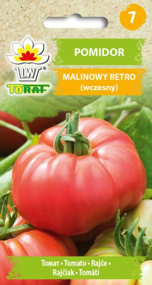Pomidor Malinowy Retro nasiona Toraf 0,5g