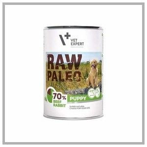 Raw Paleo Puppy Beef & Rabbit 400g. Mokra karma dla psa. Vetexpert.