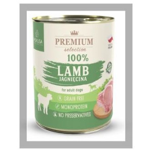 Pokusa. Karma dla psa, mokra. Premium Selection Jagnięcina. 400 g