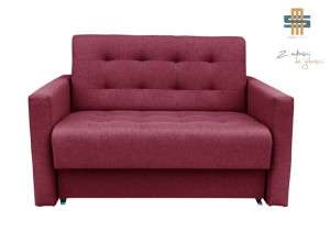 Sofa 2-osobowa MONDO Prince Cranberry