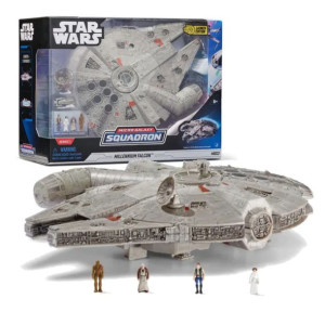 STAR WARS Pojazd MILLENNIUM FALCON + figurka s1