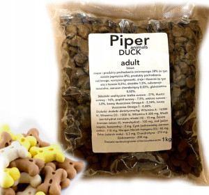 Dolina Noteci Piper Kaczka 1kg karma dla psa na wagę + gratis