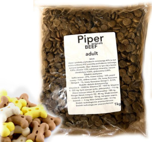 Dolina Noteci Piper Wołowina 1kg karma dla psa na wagę +gratis