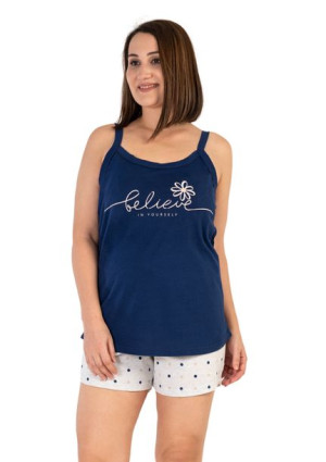 Piżama Damska Vienetta bawełna +Size 2XL plus size
