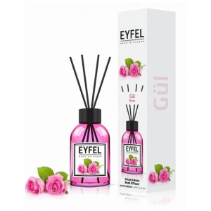 EYFEL dyfuzor zapachowy z patyczkami, RÓŻA, 120 ml