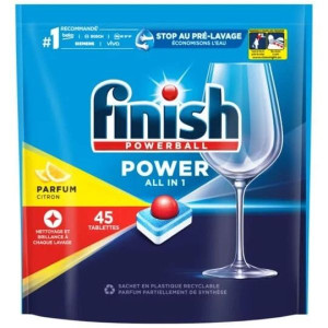 Finish Powerball Lemon All In 1 Max, tabletki do zmywarki, 45 szt