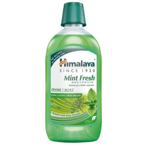 Himalaya Mint Fresh, odświeżający płyn do płukania jamy ustnej, 450 ml