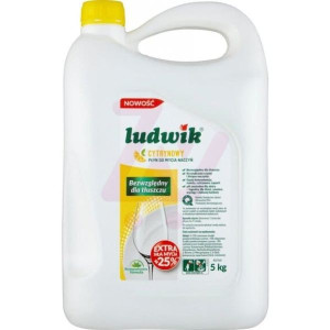 Ludwik, płyn do naczyń, cytrynowy, 5 l