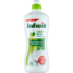 Ludwik, płyn do naczyń, limonka & melisa, 900 g