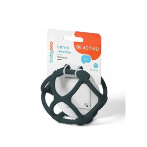 BabyOno Ortho-teether silikonowy 0m+ granatowy