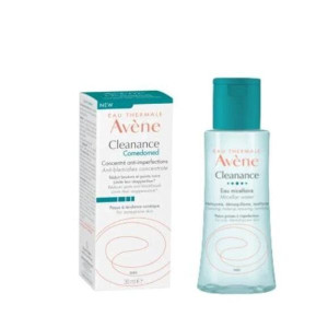 Avene Cleanance Comedomed, koncentrat przeciw niedoskonał. + woda micelarna