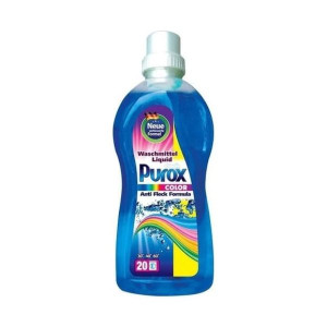 Purox, żel do prania tkanin kolorowych, 1 l