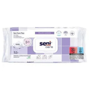 Seni Care Maxi 3w1 XXXL, chusteczki pielęgnacyjne nawilżane, 52 szt.