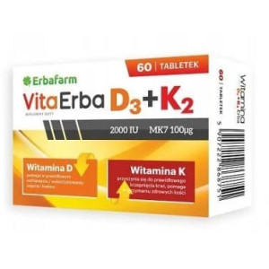 VitaErba D3+K2, tabletki, 60 szt.