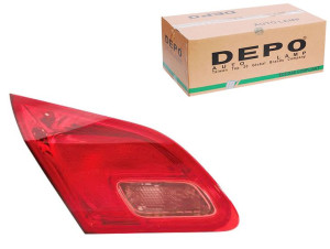 Lampa (część Wewnętrzna Kolor Szkła Czerwony) Opel