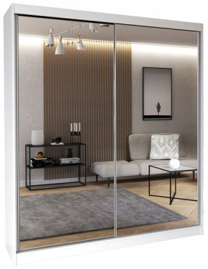 Szafa przesuwna garderoba MILTO 20 z lustrem 203cm