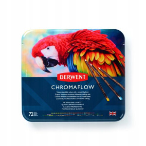 Kredki Ołówkowe Derwent Chromaflow Zestaw 72 kol
