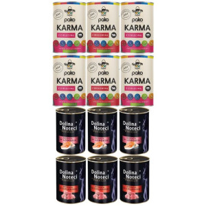 Mix Karma Kota Dolina Noteci + PAKO 12 x 400 g