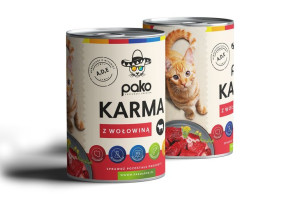 Mokra karma puszka dla KOTA PAKO WOŁOWINA 400 G