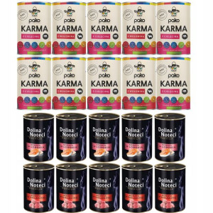 Mix Karma Kota Dolina Noteci + PAKO 20 x 400 g