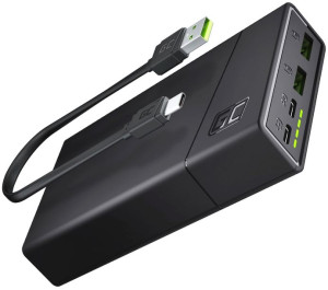 Power Bank 20000mah 2xusb Qc 3.0 2xusb-c Pd 18w