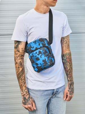 Torba męska taktyczna Messenger GRAND CAMO BLUE'19