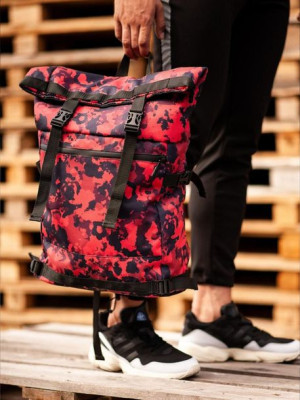 Plecak ROLLTOP RED CAMO'19
