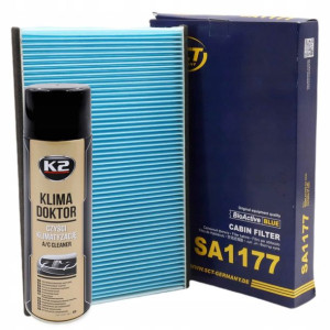 Filtr Kabinowy SCT SA1177 + Klima Doktor K2 500ml