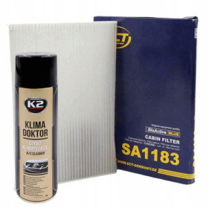 Filtr Kabinowy SCT SA1183 + Klima Doktor K2 500ml