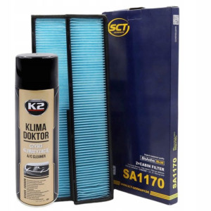 Filtr Kabinowy SCT SA1170 + Klima Doktor K2 500ml