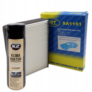 Filtr Kabinowy SCT SA1151 + Klima Doktor K2 500ml