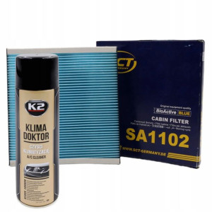 Filtr Kabinowy SCT SA1102 + Klima Doktor K2 500ml