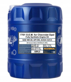 Olej Silnikowy Mannol OEM Opel 5w30 20L